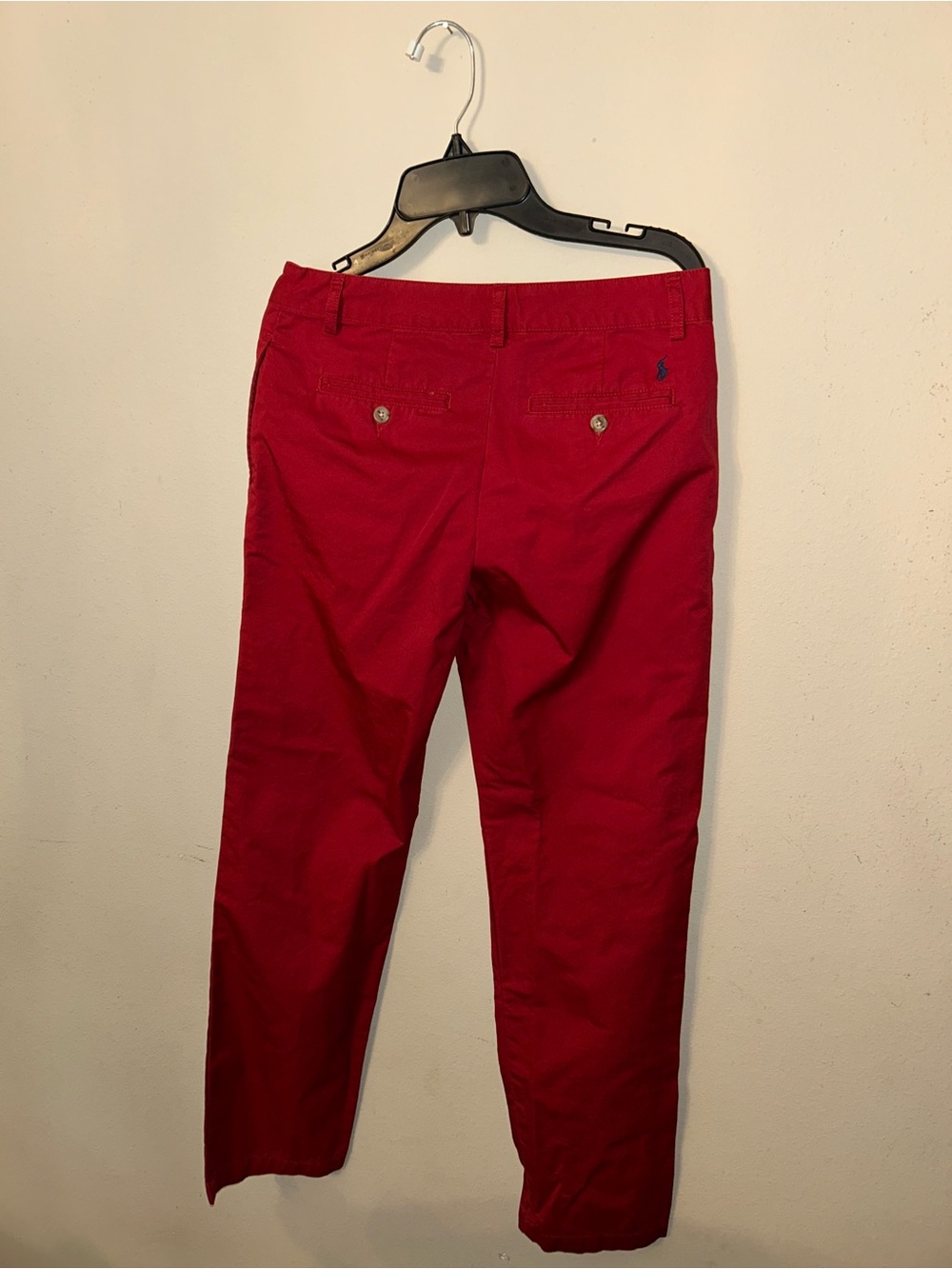 Polo by Ralph Lauren Red Chinos size 16 youth - Picture 2 of 3